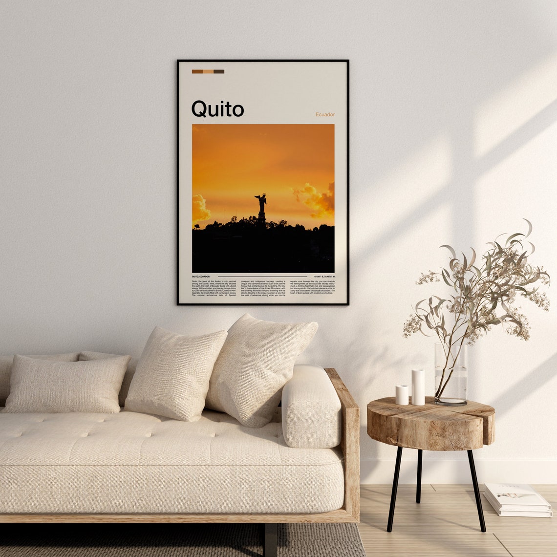 Quito Print Quito Poster Quito Wall Art Ecuador Art Print Quito Photo Quito Gifts Travel Poster Traveler Gifts - Image 3