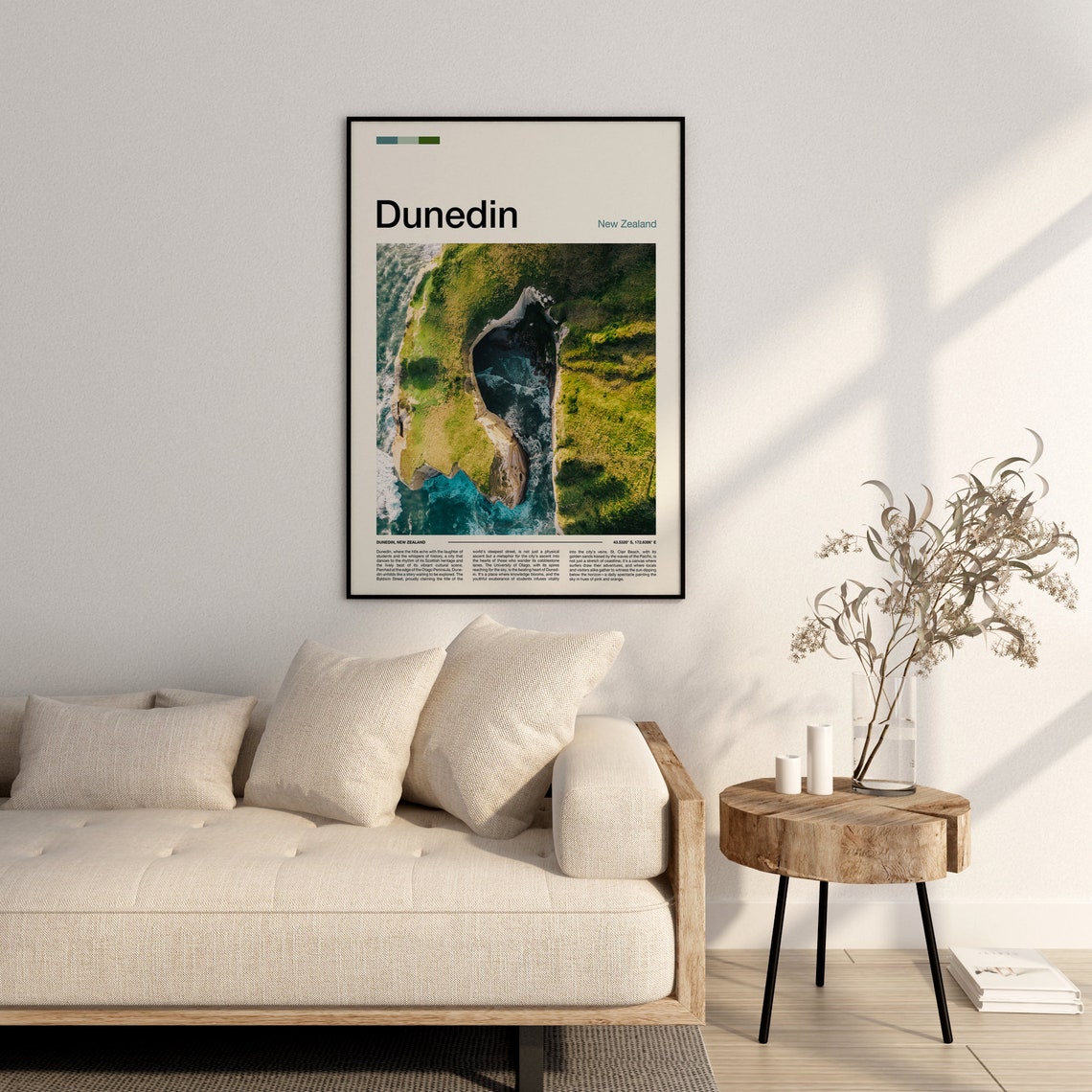 Dunedin Print Dunedin Poster Dunedin Wall Art New Zealand Art Print Dunedin Photo Travel Poster Traveler Gifts - Image 3