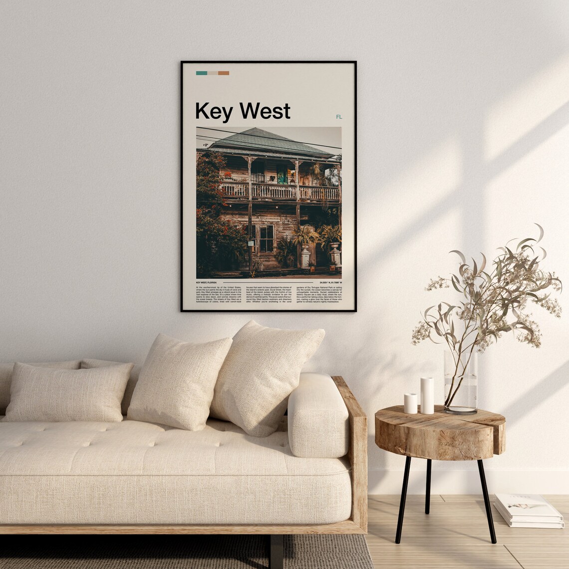 Key West Florida Historic Wooden Conch House Photo Art Poster - Image 3