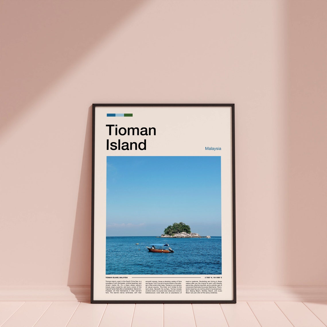 Tioman Island Print Tioman Island Poster Tioman Island Wall Art Malaysia Art Print Tioman Island Photo Tioman Island Gifts - Image 4