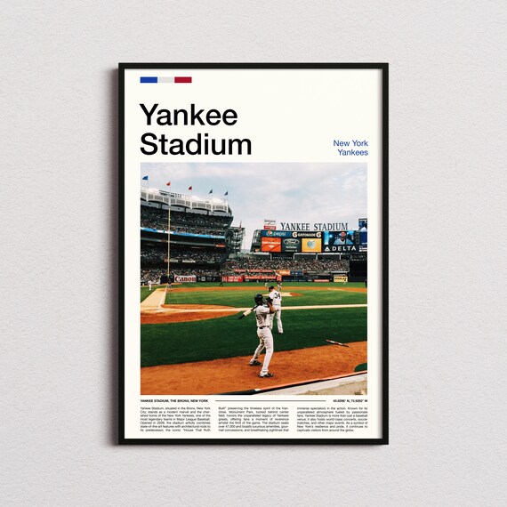 Yankee Stadium New York Yankees Batter At Bat Game Action Poster