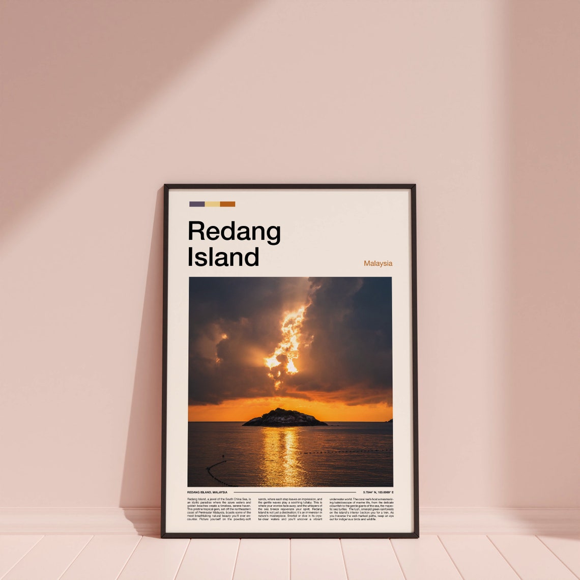 Redang Island Print Redang Island Poster Redang Island Wall Art Malaysia Art Print Redang Island Photo Redang Island Gifts - Image 4