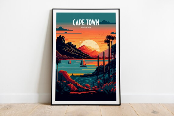 Cape Town Print Cape Town Poster Cape Town Wall Art Cape Town South Africa Print Cape Town Art South Africa Poster Cape Town