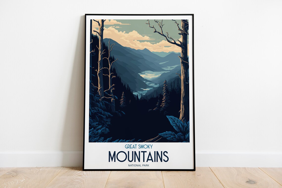 Smoky Mountains National Park Travel Poster