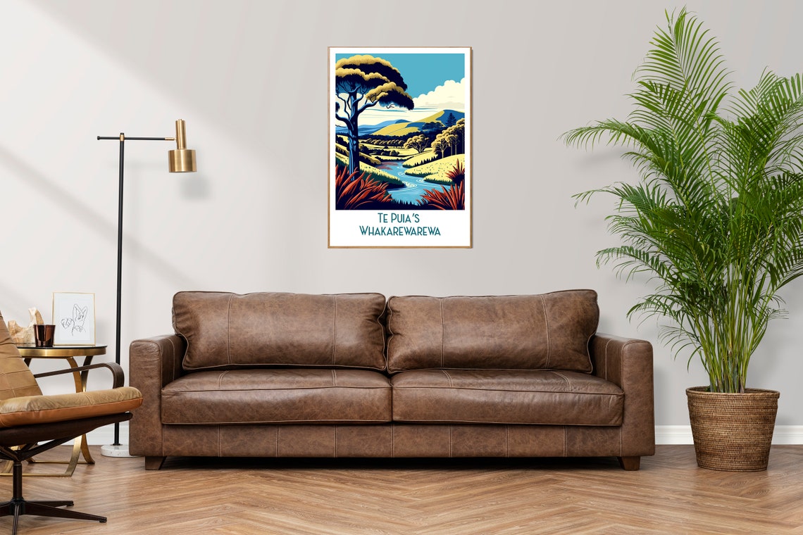 Te Puias Whakarewarewa Print New Zealand Home Decor Landscape Art Te Puias Whakarewarewa Wall Art For New Zealand Enthusiast Gift Wall Art - Image 3