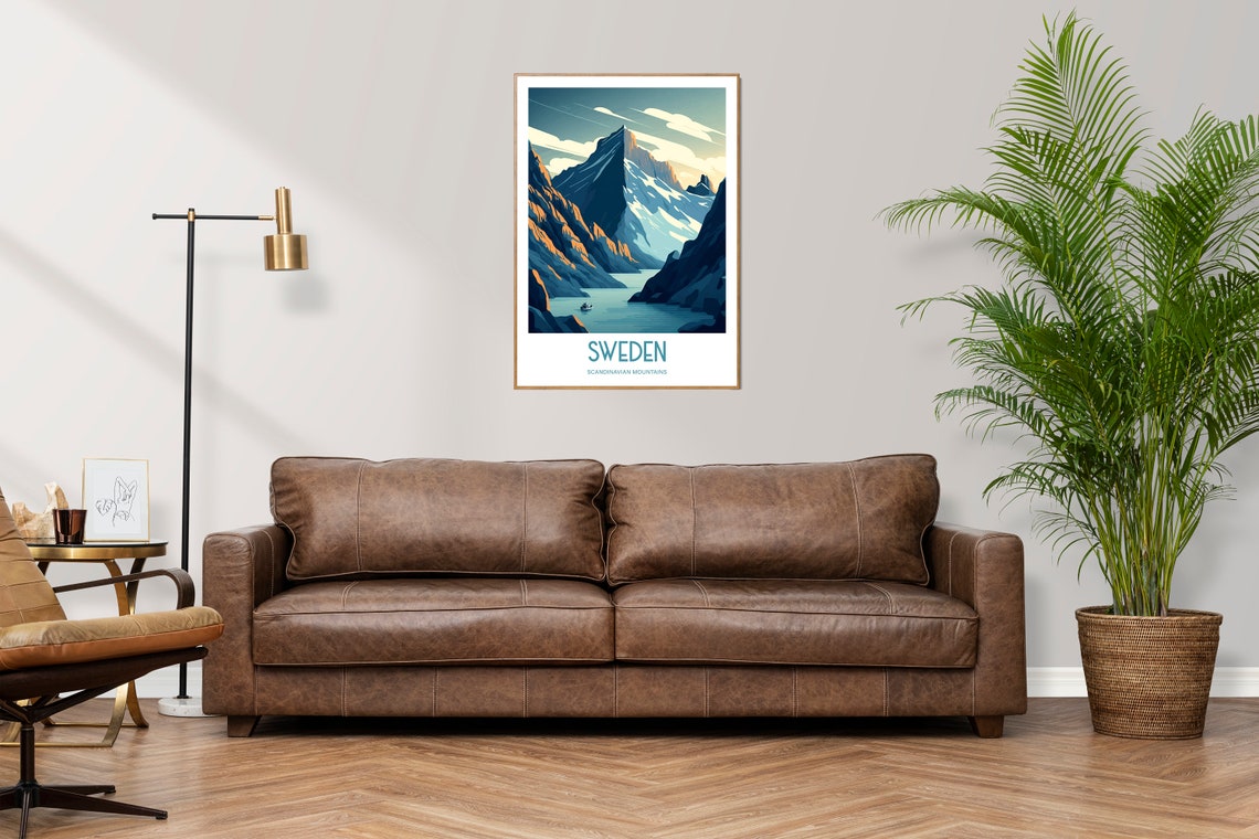 Sweden Travel Print Sweden Poster Sweden Print Sweden Travel Poster Sweden Wall Art Stockholm Poster Stockholm Print Swedish - Image 3