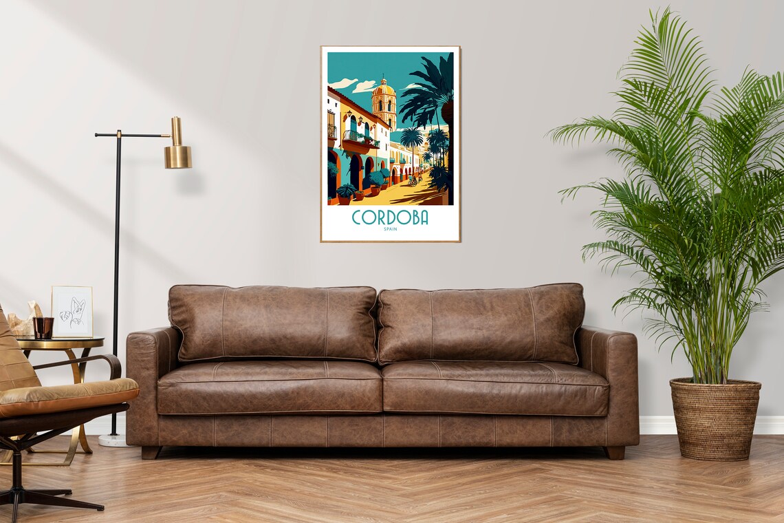 Cordoba Travel Poster, Spain Place-Name Print - Image 2