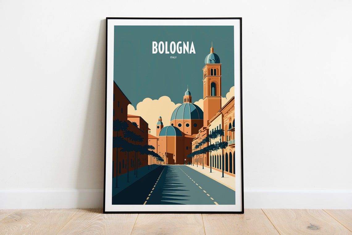 Bologna Italy Travel Print Italy City Travel Art Bologna Travel Print Italian City Bologna Travel Poster