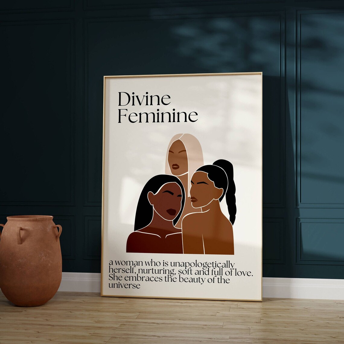 Divine Feminine Art Print Spiritual Wall Decor