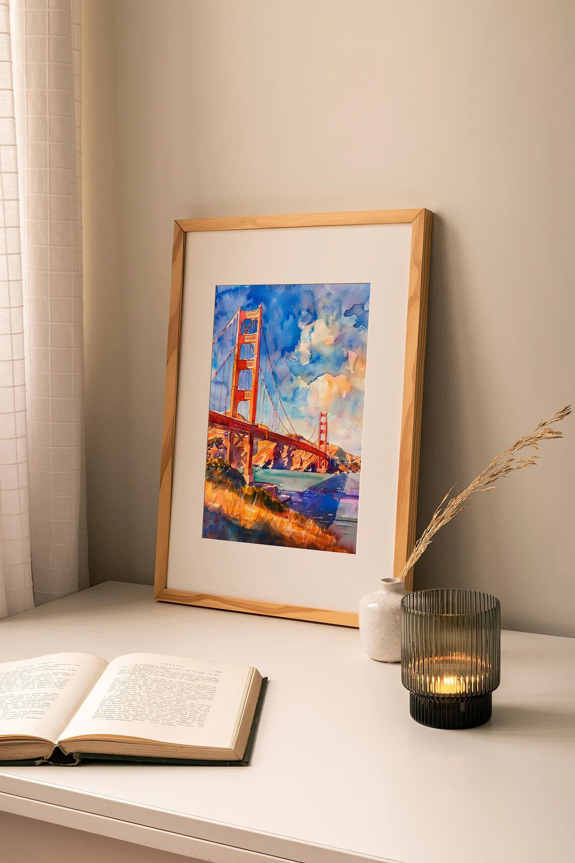 Golden Gate Bridge San Francisco Wall Art Print - Image 2