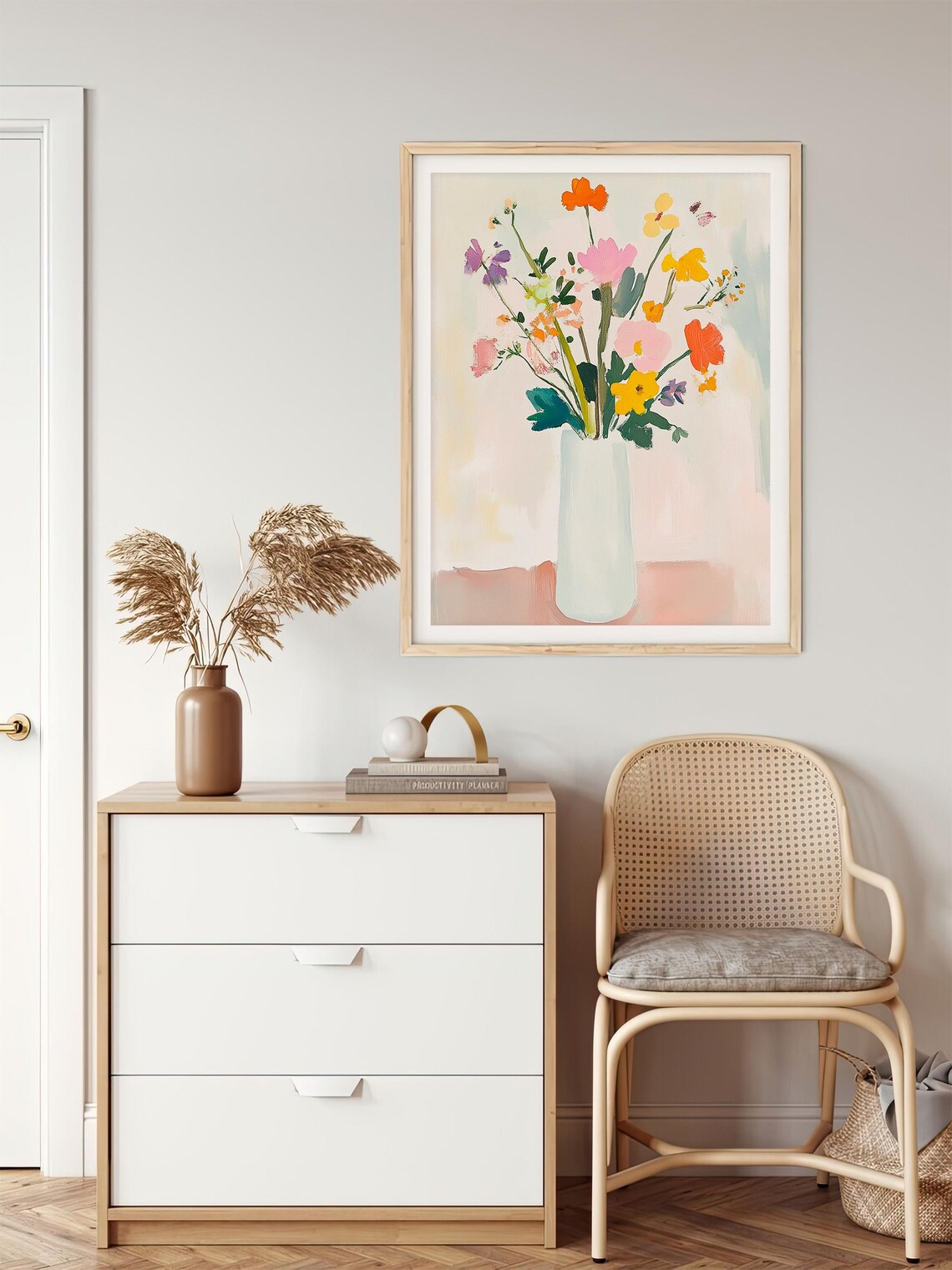 Spring Flowers Watercolor, Daisies, Mother's Day Gift - Image 7