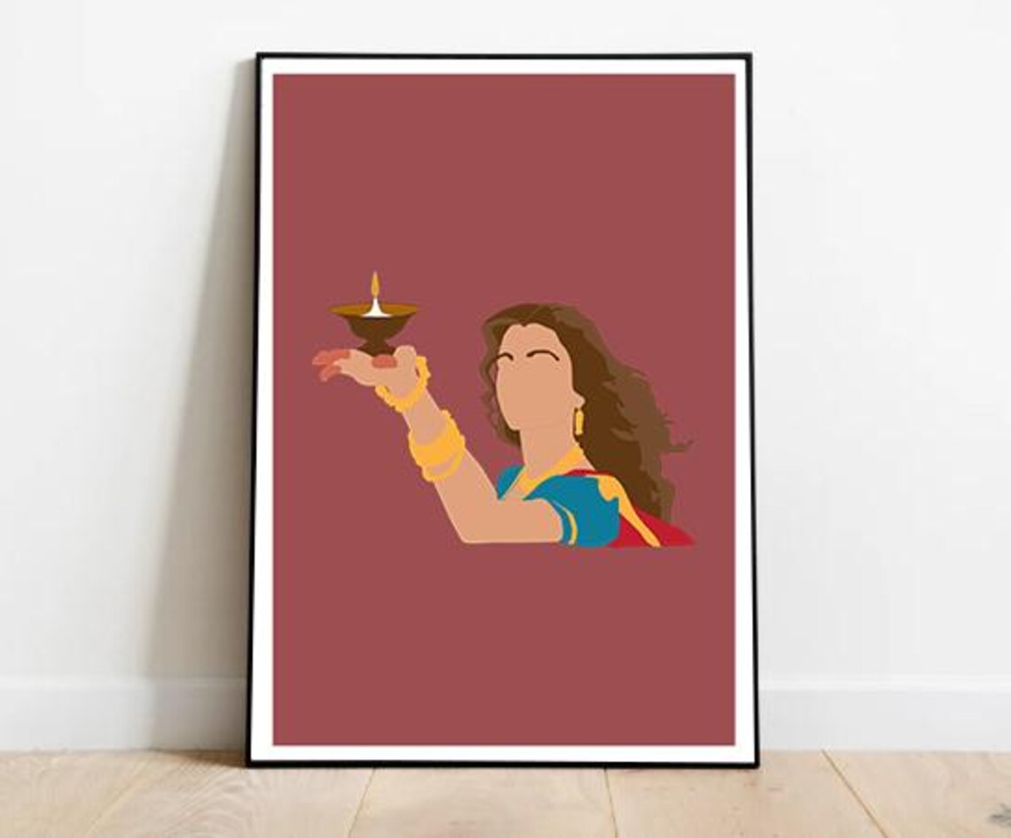 Devdas Iconic Scene Poster, Aishwarya Rai