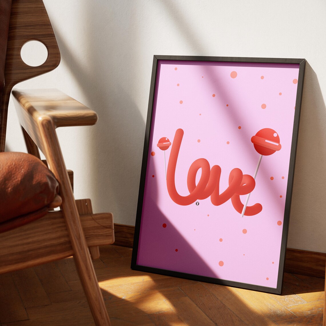 Love Wall Art, Maximalist Valentine Gift