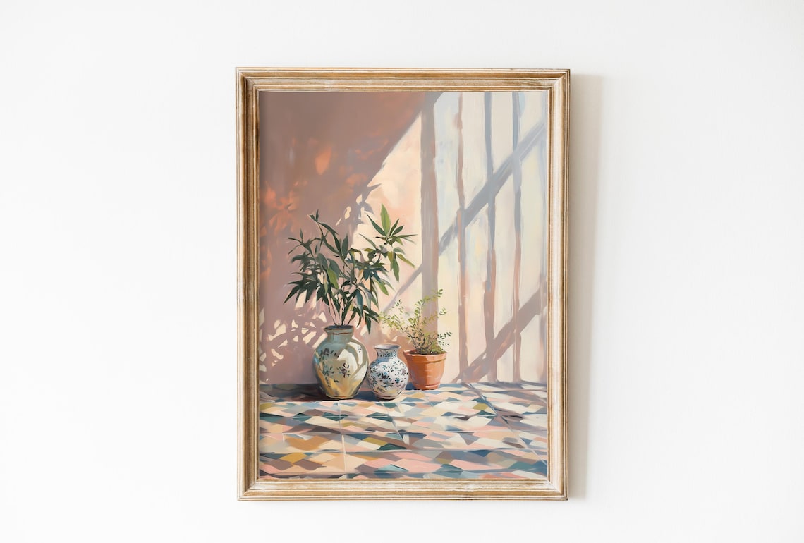 Moroccan Garden Architecture Marrakech Art Print