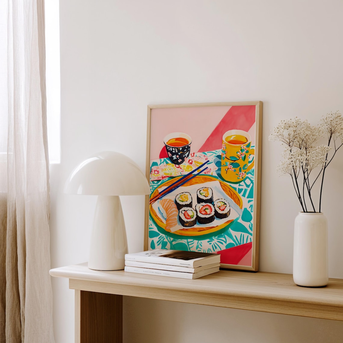 Delicious Sushi Poster, Japanese Kitchen Art - Image 2