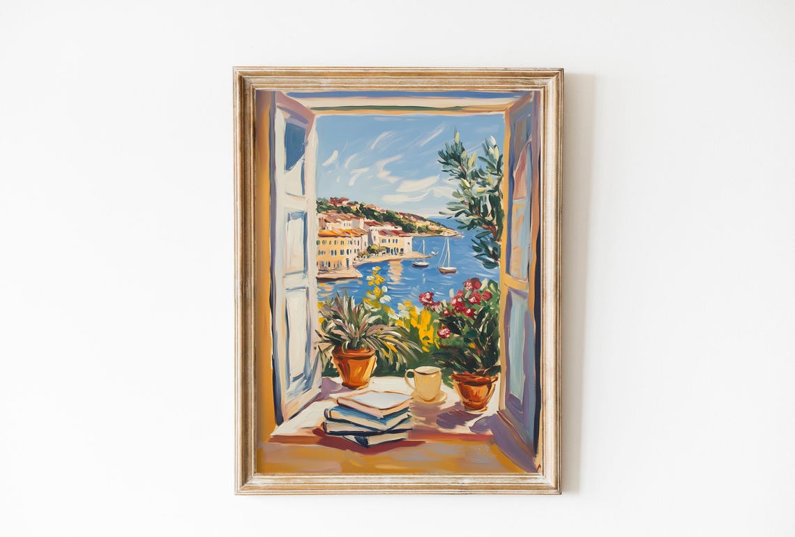 Matisse Open Window, Fauvism Coastal Art Print