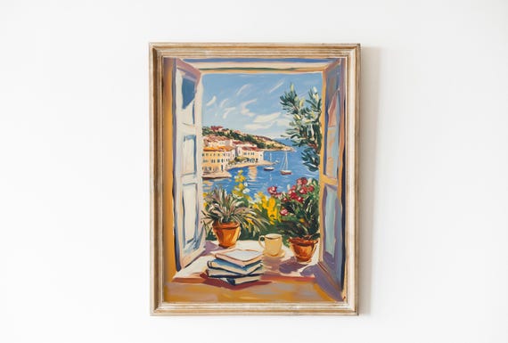 Matisse Open Window, Fauvism Coastal Art Print