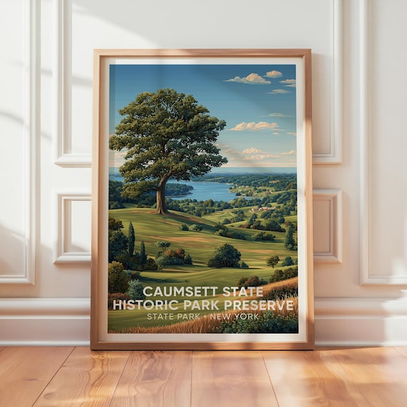 Caumsett State Park Vintage Travel Poster, New York