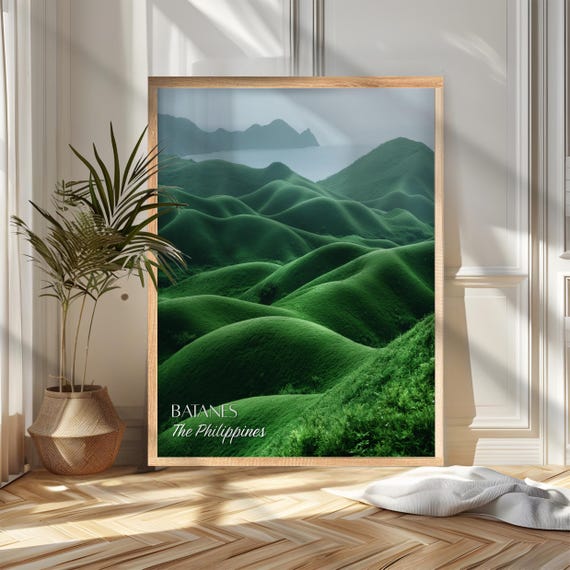 Batanes Travel Poster Print Philippines Wall Art Wanderlust Home And Office Decor Gift For Travelers