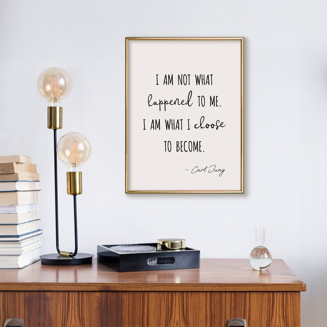 Carl Jung Quote Psychology Wall Art Print - Image 3