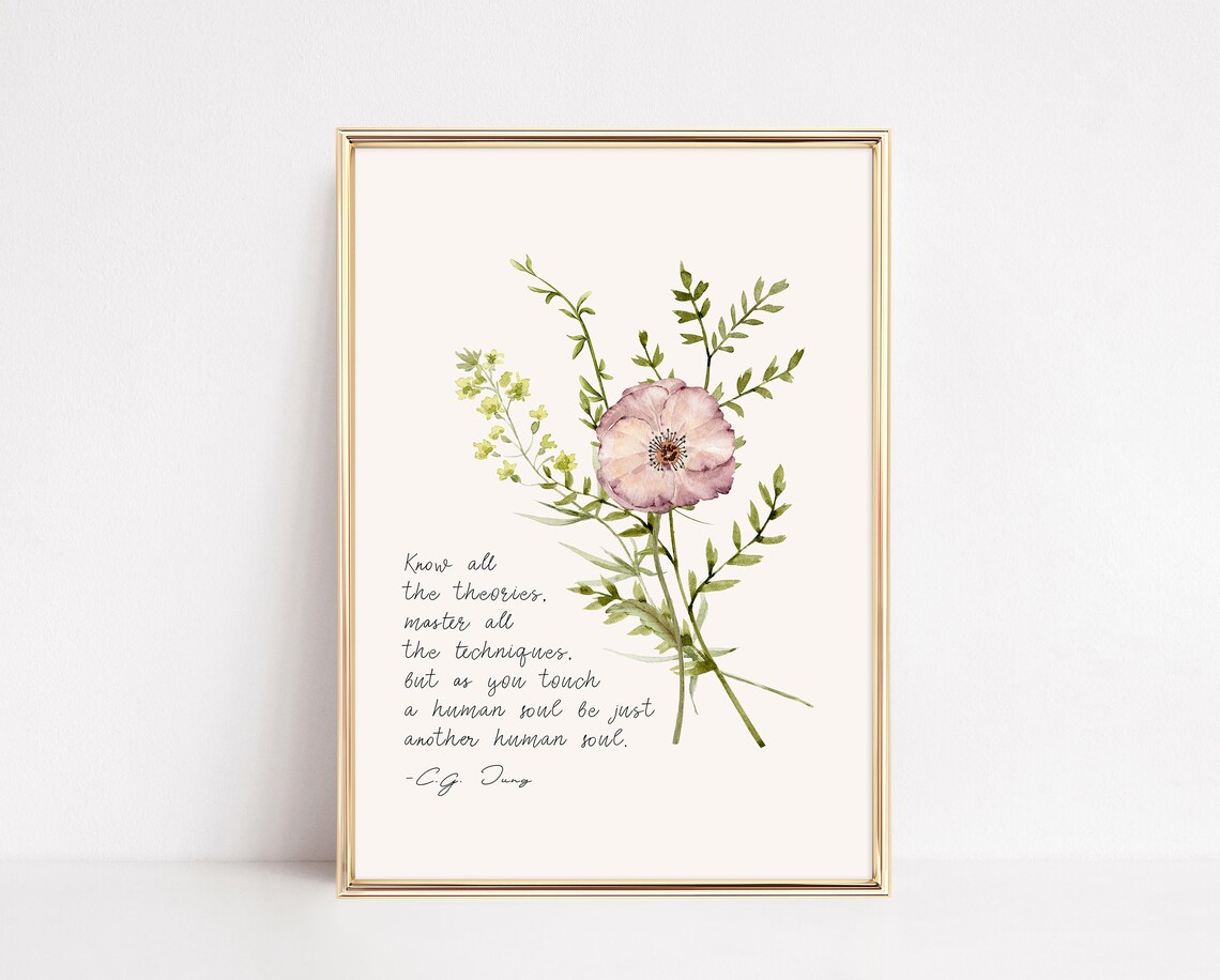 Carl Jung Quote, Psychology Quote Art Print - Image 2