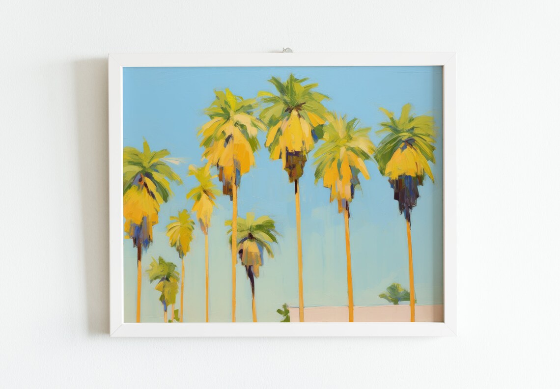 Southern California Coastal Travel Poster, Beach House - Image 3
