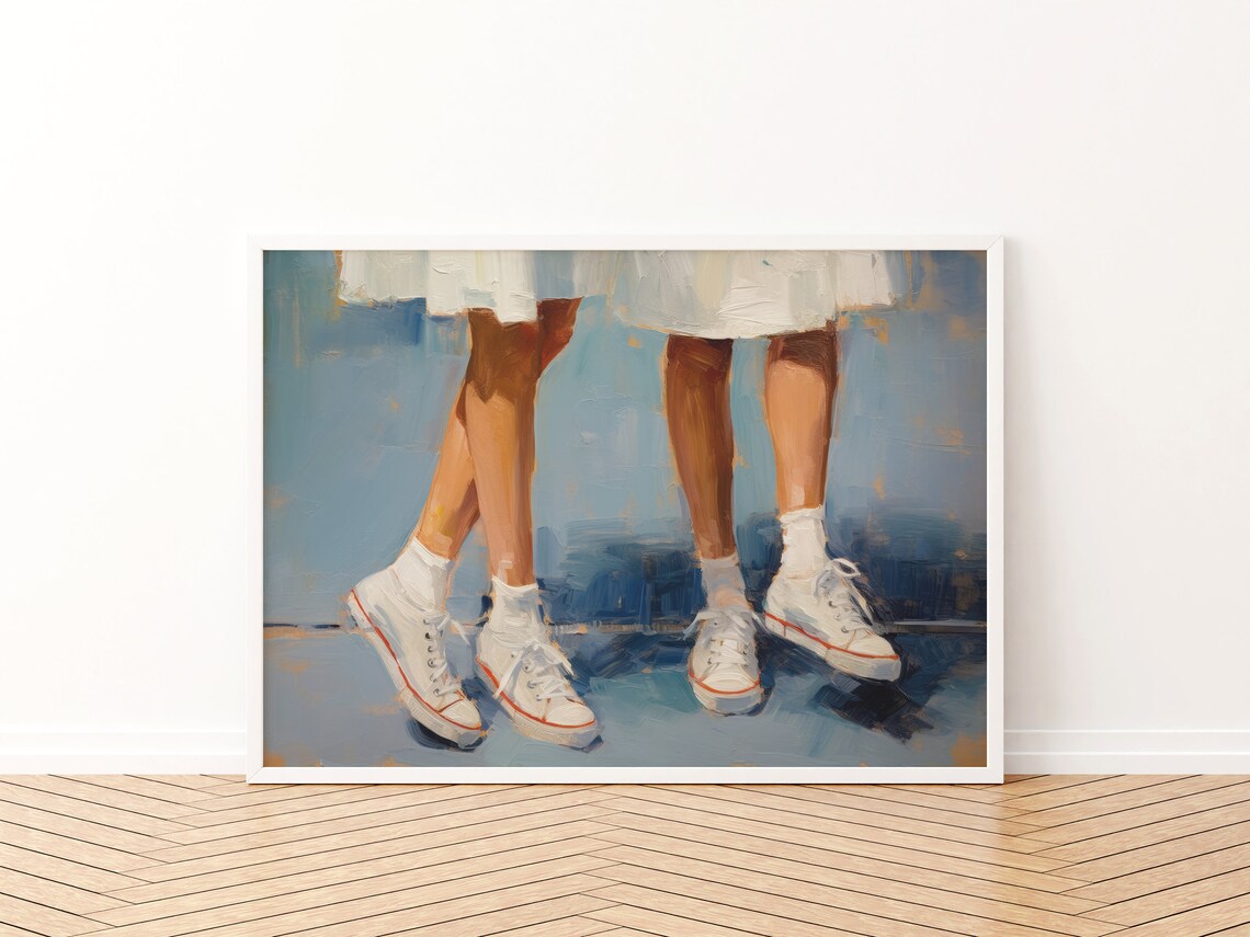 Preppy Print Retro Aesthetic Dorm Room Art - Image 3