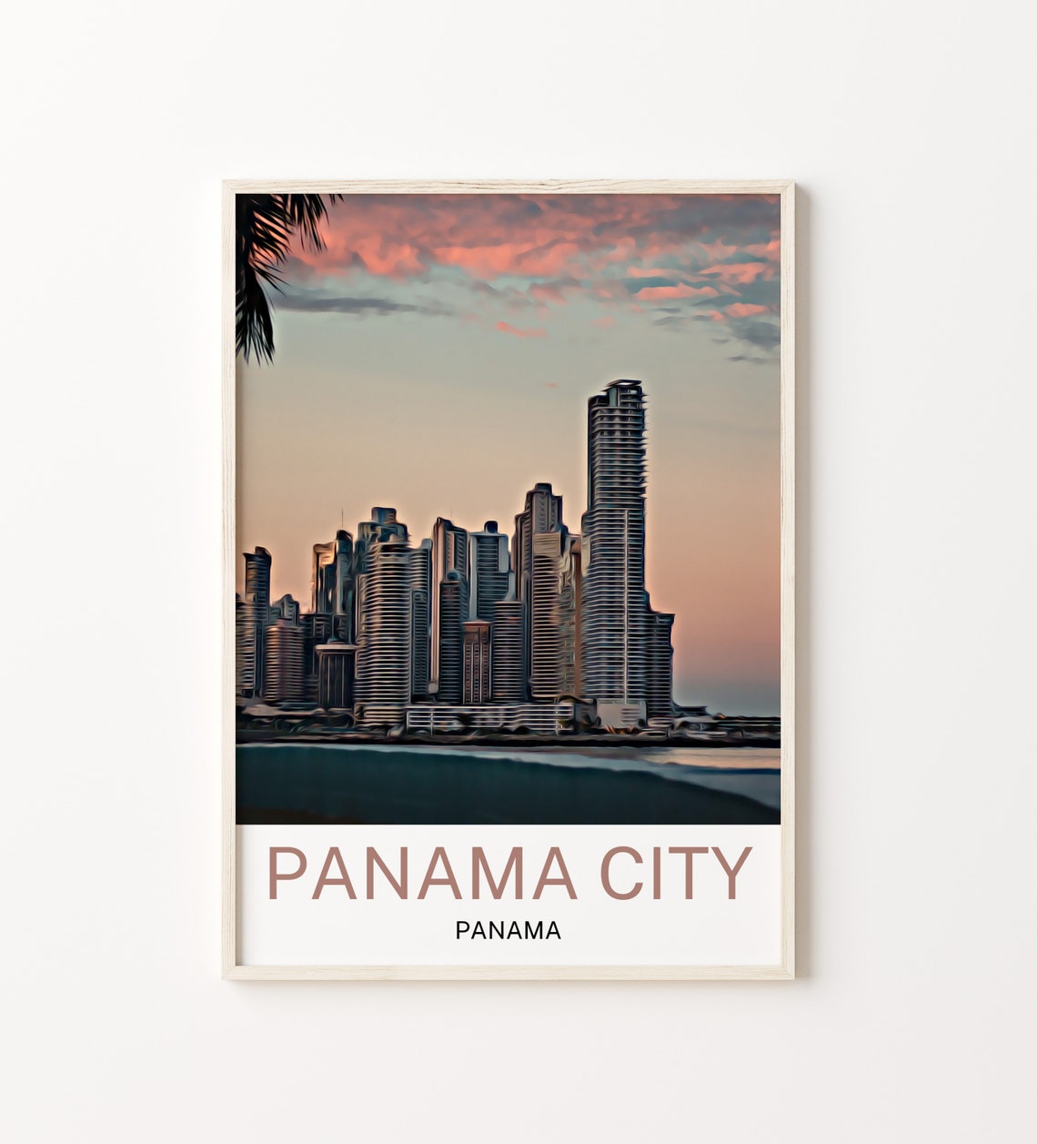 Panama City Print Panama City Art Panama City Wall Art Panama Art Print Panama Artwork Panama City Poster Panama City Panama Travel
