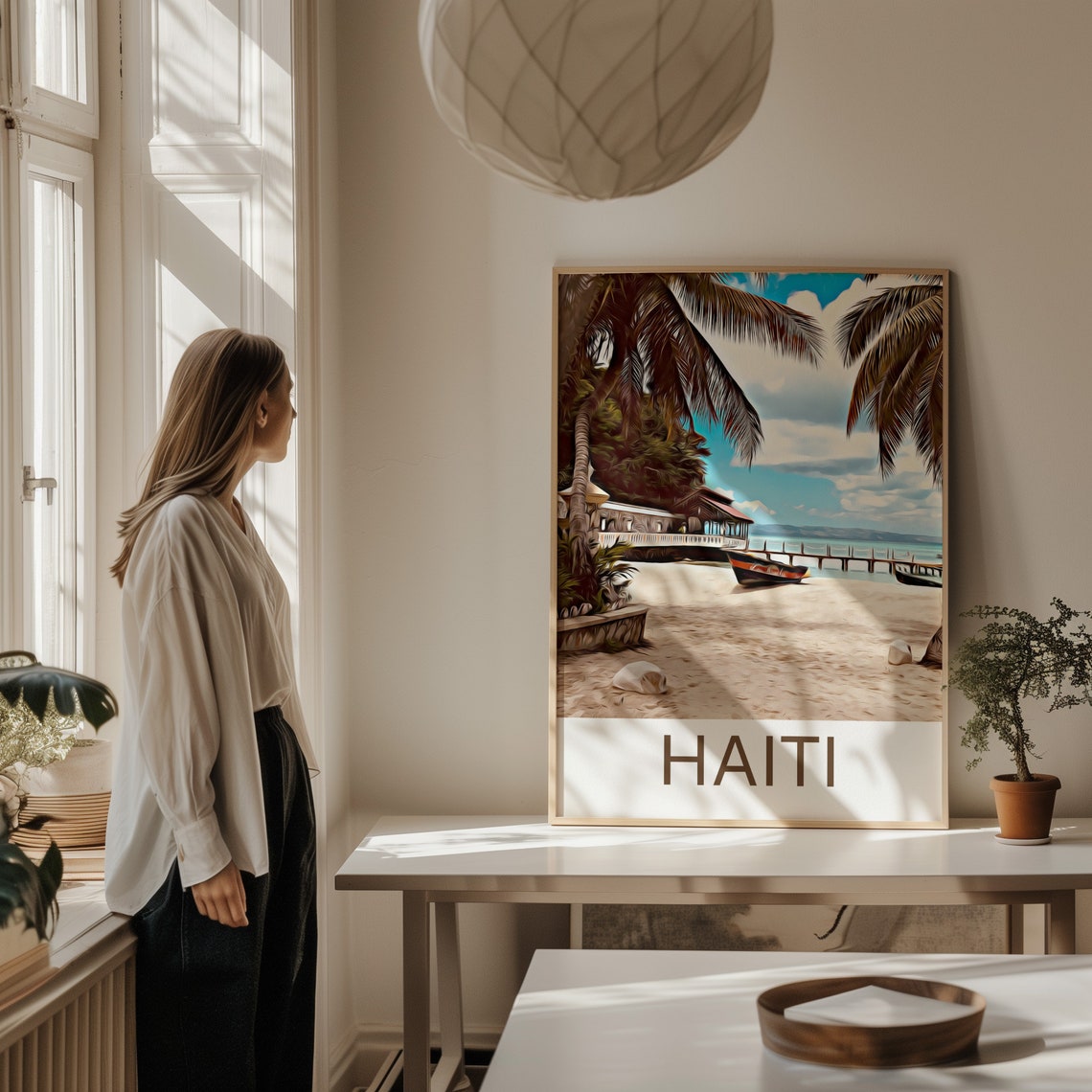 Haiti Haiti Print Haiti Wall Art Haiti Poster Haiti Wall Decor Haiti Souvenir Haiti Painting Haiti Gift Haiti Poster Print Travel - Image 2