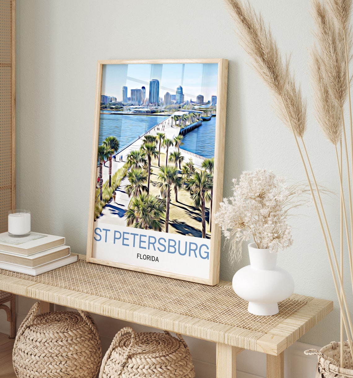 St Petersburg Print St Petersburg Art St Petersburg Wall Art St Petersburg Art Print St Petersburg Artwork Florida Print St Petersburg - Image 2