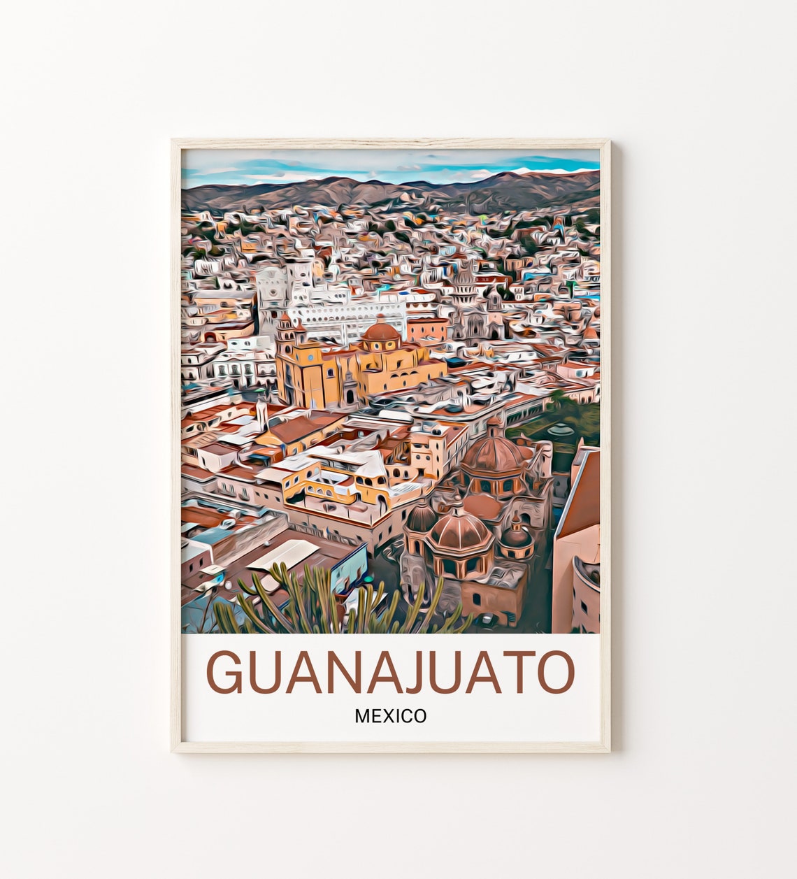 Guanajuato Print Guanajuato Art Guanajuato Wall Art Guanajuato Art Print Guanajuato Artwork Guanajuato Poster Guanajuato Decor Mexico