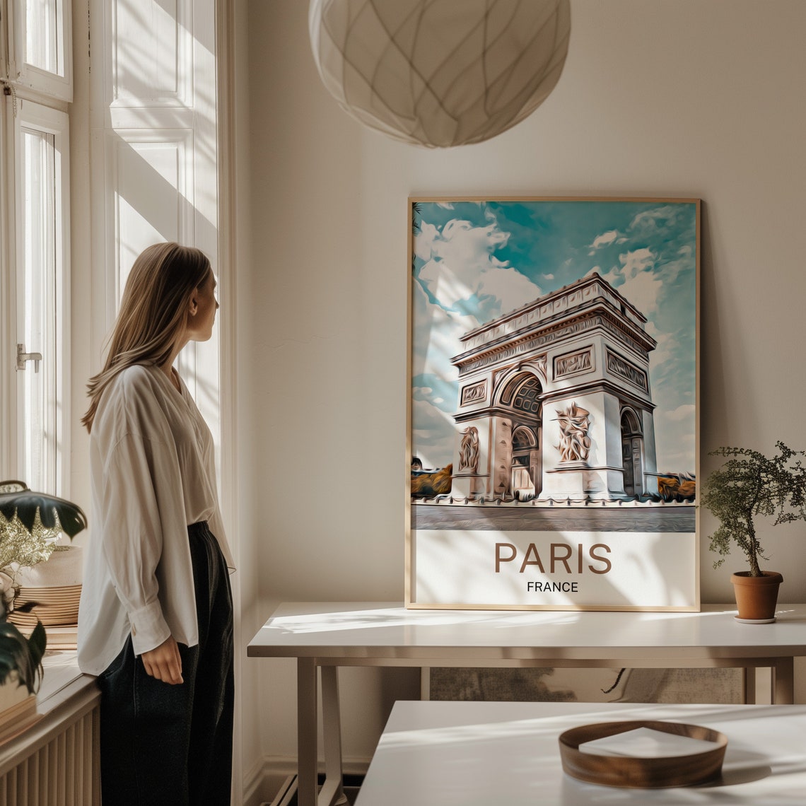 Paris Travel Print Paris Wall Art Paris Poster France Art Print Paris Wall Decor Paris Travel France Print Paris Painting Paris Gift - Image 2