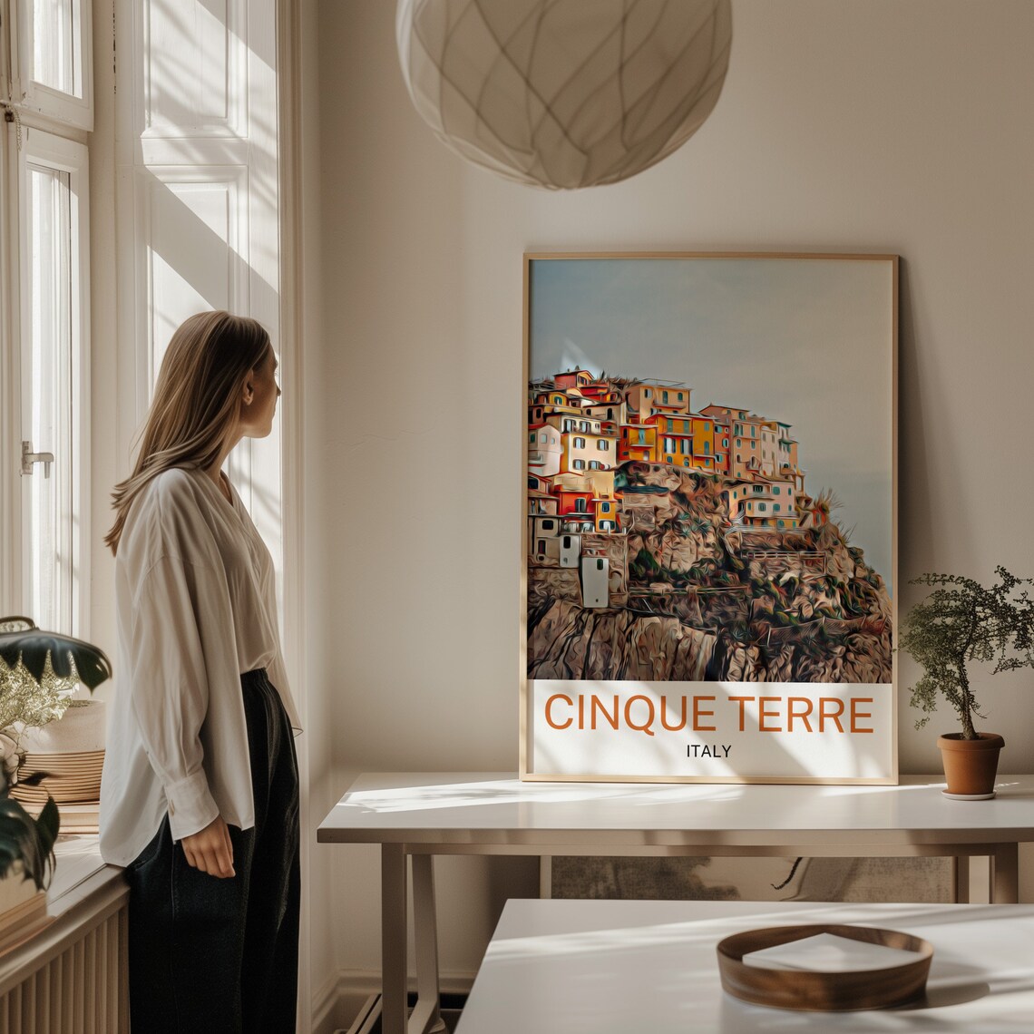 Cinque Terre Cinque Terre Print Cinque Terre Wall Art Italy Poster Cinque Terre Wall Decor Italy Print Italy Painting Italy Travel - Image 2