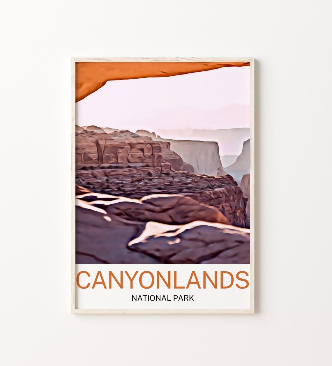 Canyonlands National Park Travel Print Canyonlands National Park Wall Art Canyonlands National Park Poster Canyonlands National Park Art