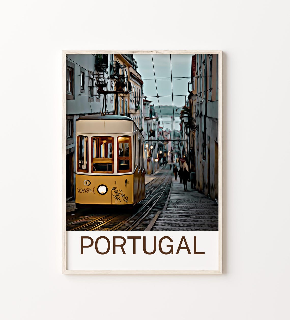 Portugal Travel Print Portugal Wall Art Portugal Poster Portugal Art Print Portugal Artwork Unique Birthday Wedding Gift