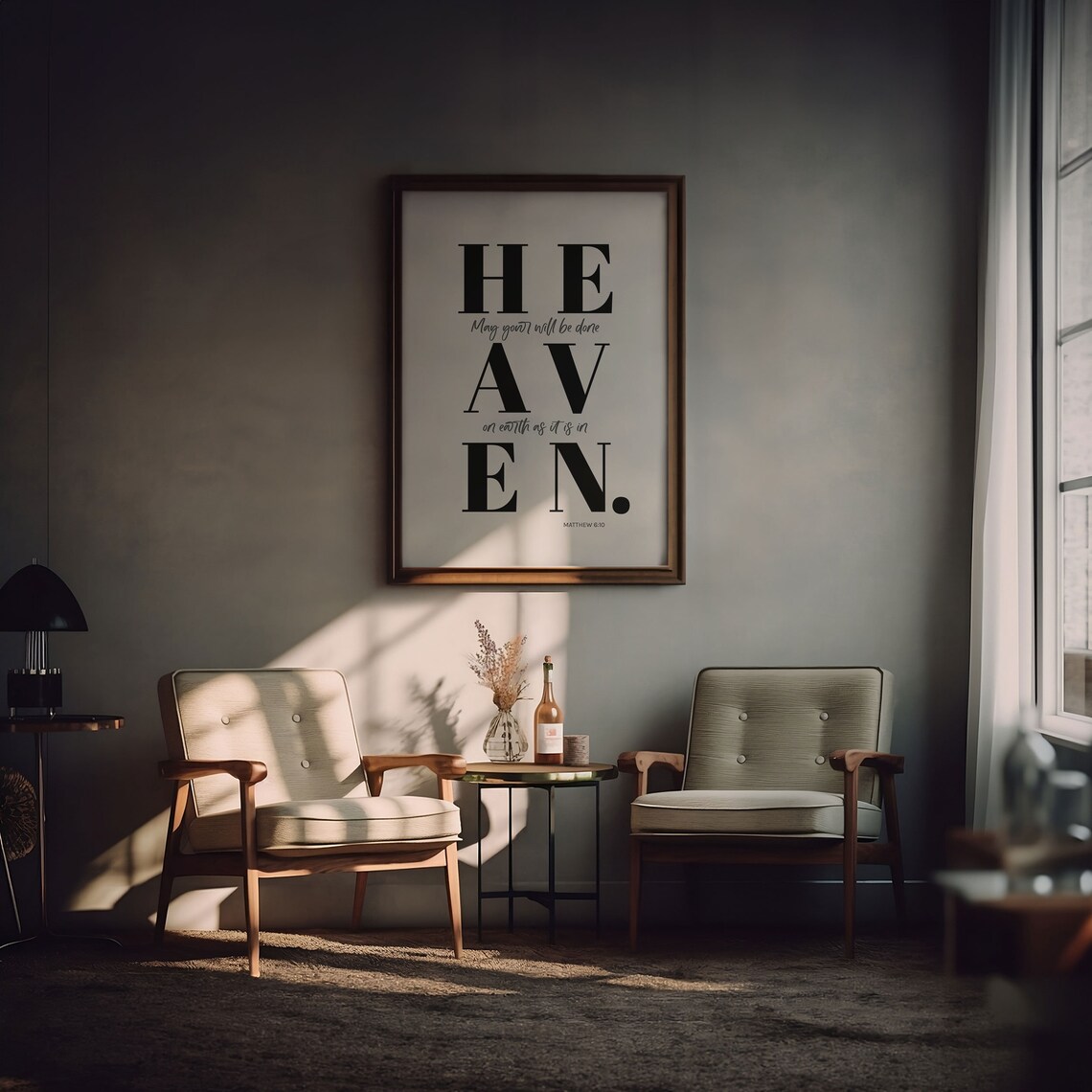 Matthew 6:10 Scripture Poster, Modern Bible Verse - Image 5