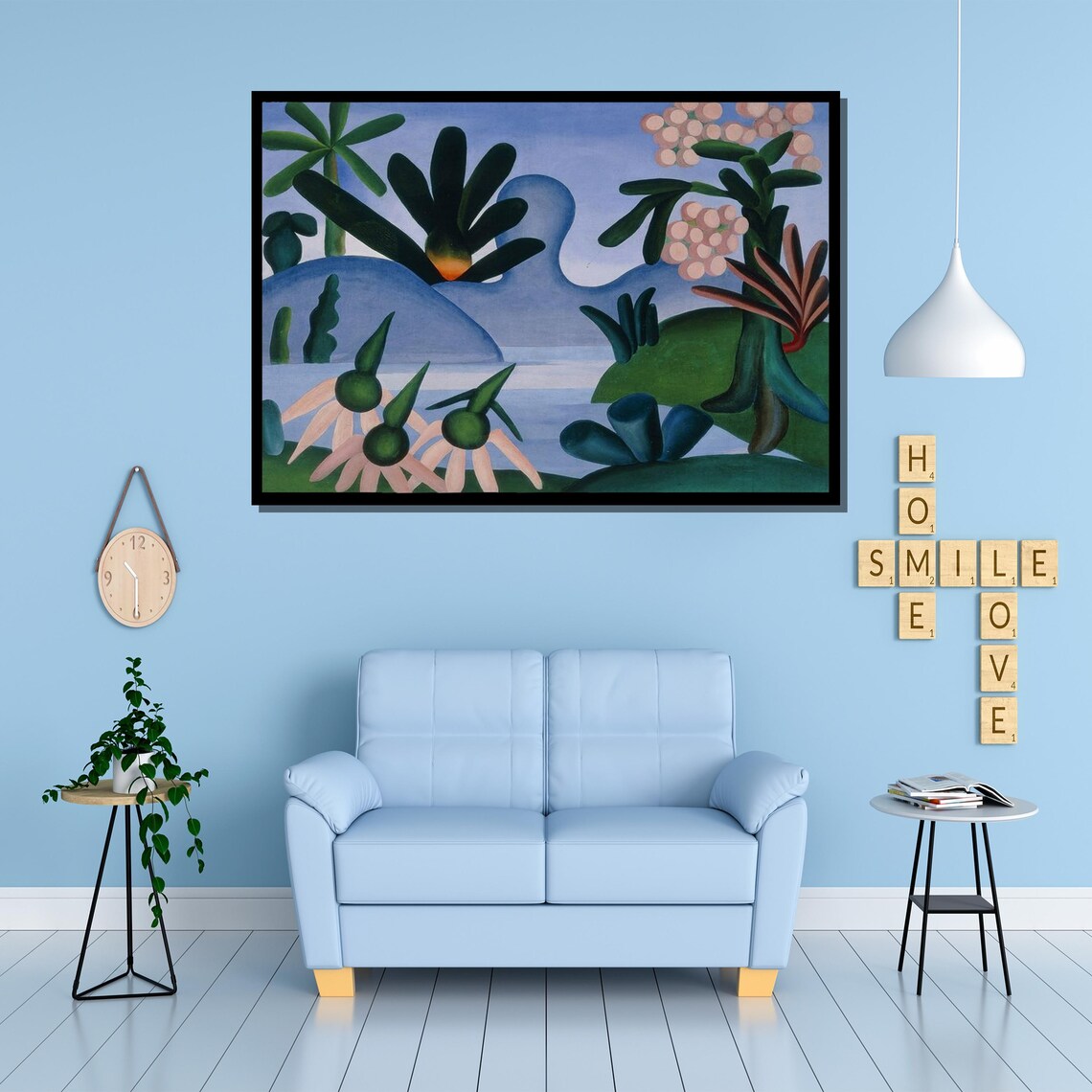 Tarsila Do Amaral The Lake Tropical Foliage Modernist Art Poster - Image 3