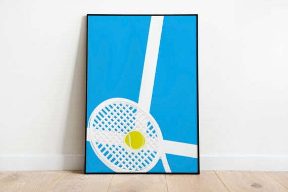 Tennis Poster Grand Slam Wall Art Sports Room Decor Australian Open Travel Print Sport Exhibition Retro
