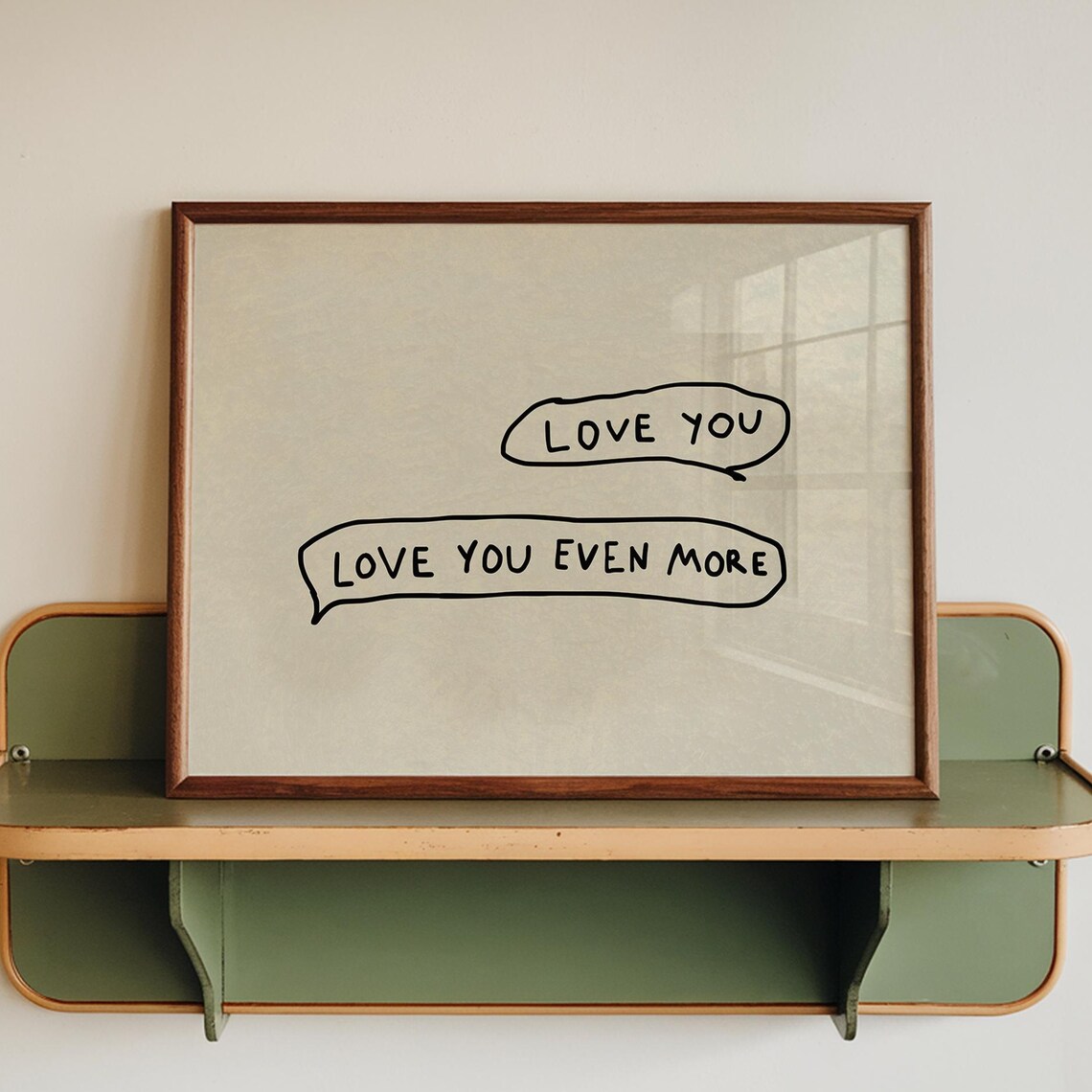 Love You Even More Typography Art Print