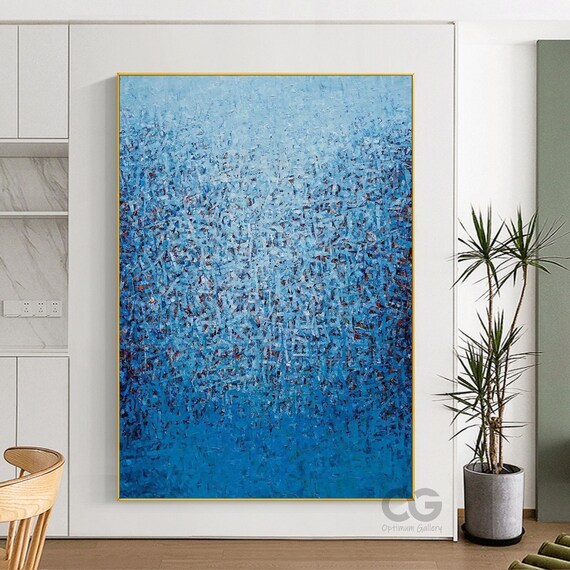 Pollock-Inspired Abstract Color Wall Art Print
