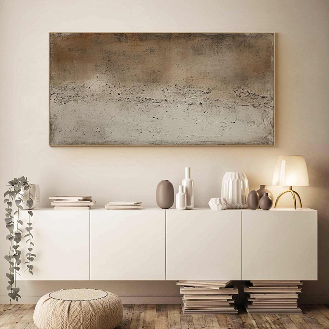 Wabi Sabi Abstract Art Print, Mid Century Modern - Image 2