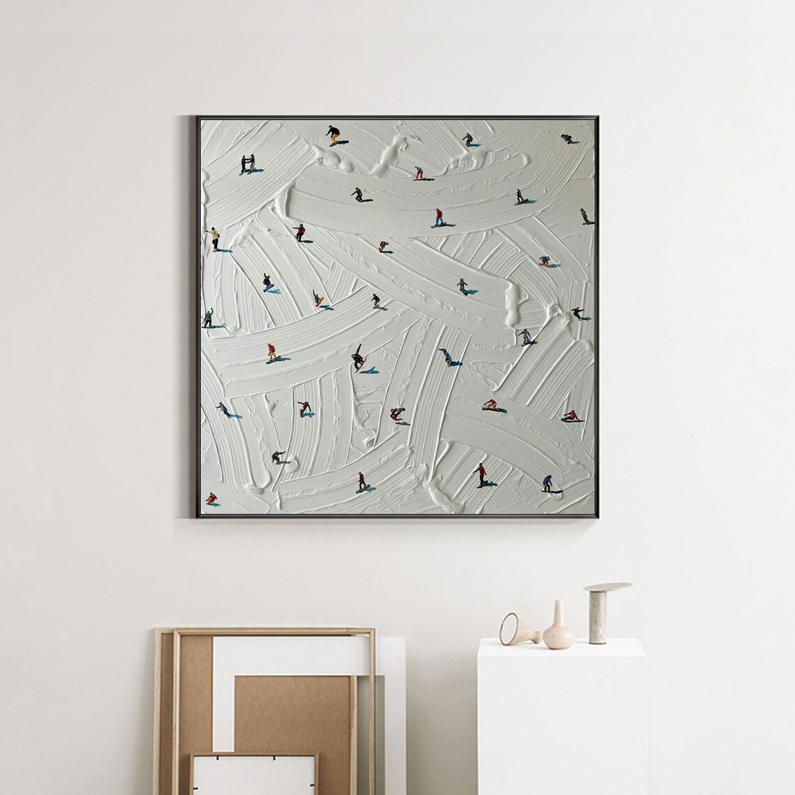 Snowboarding Winter Art Print, Personalized Gift - Image 3