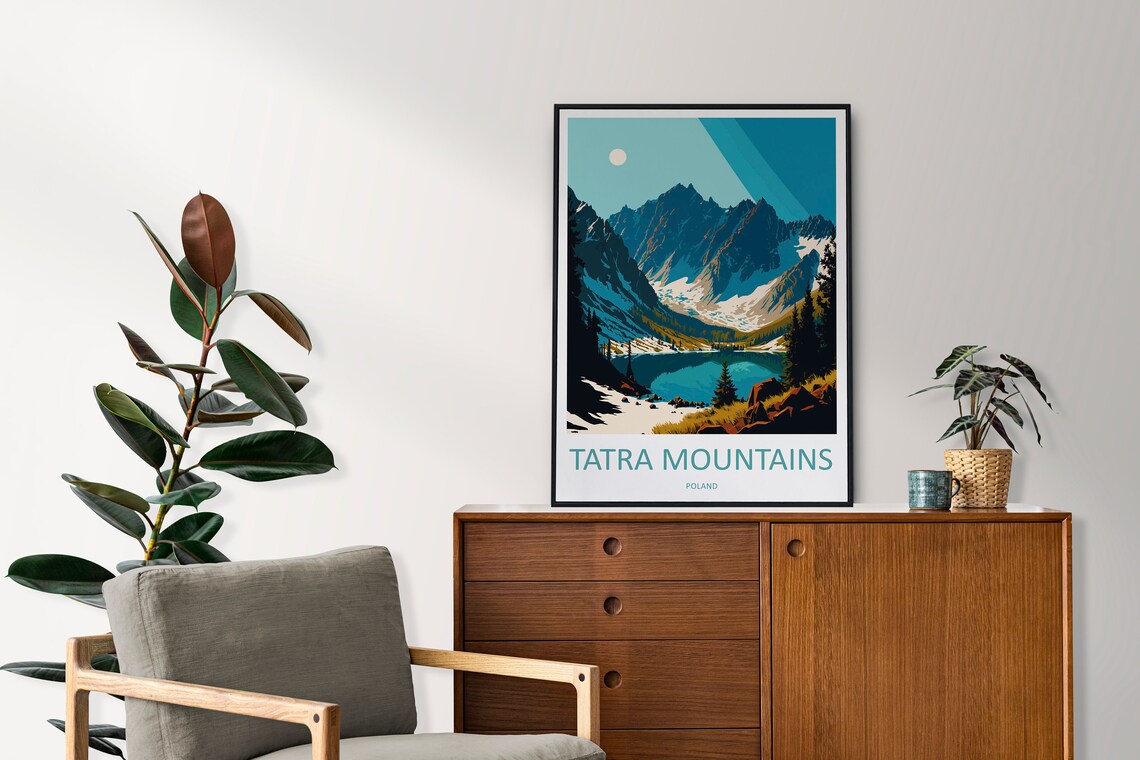 Tatra Mountains Art Print, Poland Landscape - Image 2
