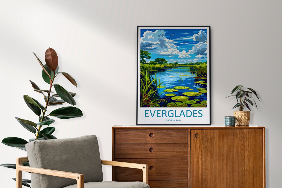Everglades National Park Travel Poster, Wall Art Print - Image 2