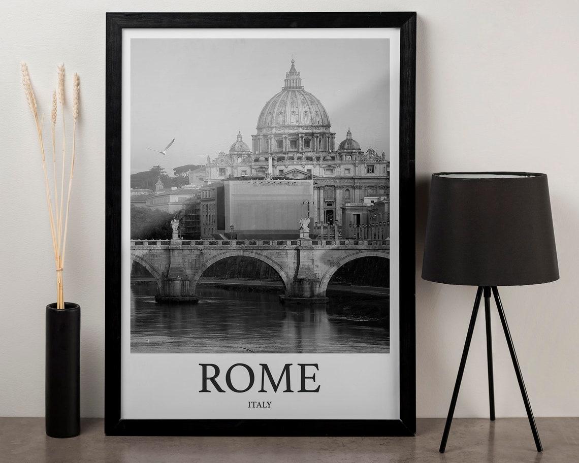 Rome Photo Print Of Rome Italy Travel Photo Hanging Decor Photo Travel Art Gift For Travel Artwork Wall Art Framed Photo Travel Print - Image 3
