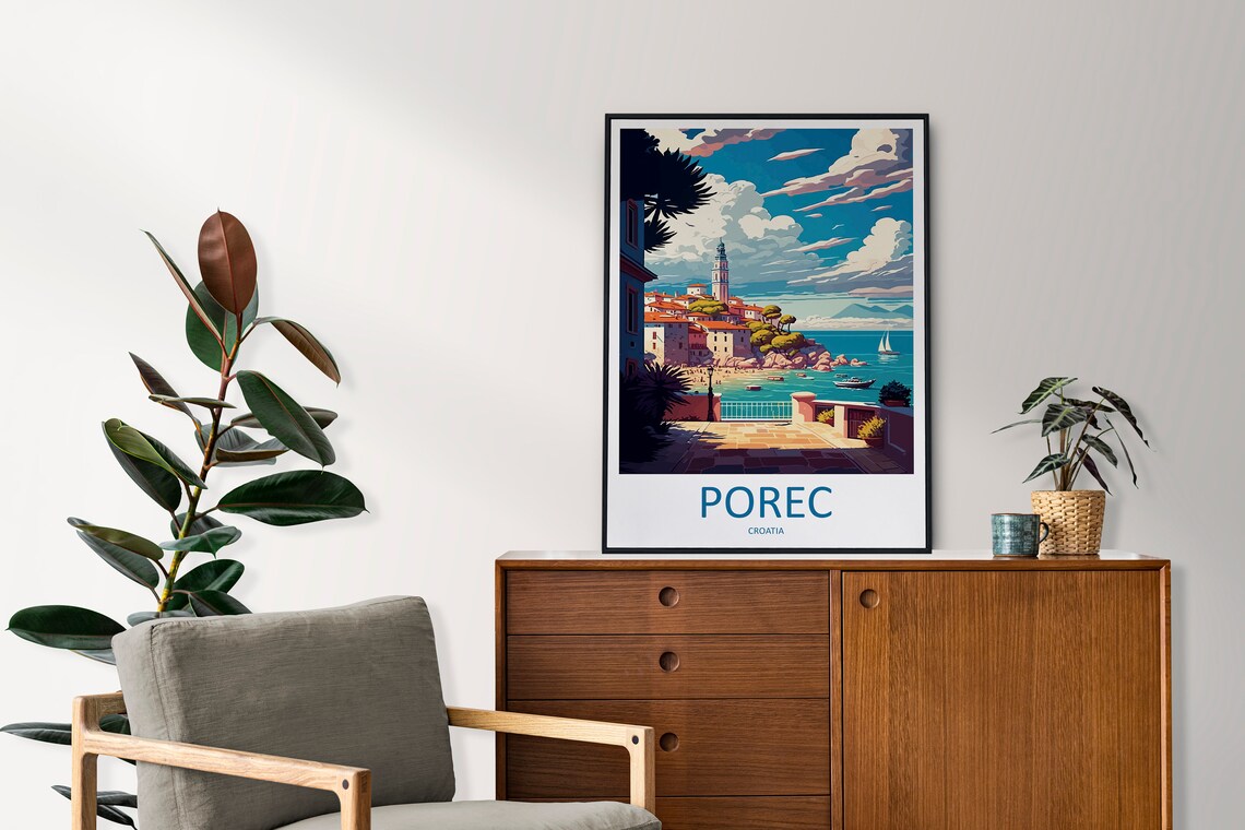 Porec Travel Poster, Croatia Destination Art - Image 2