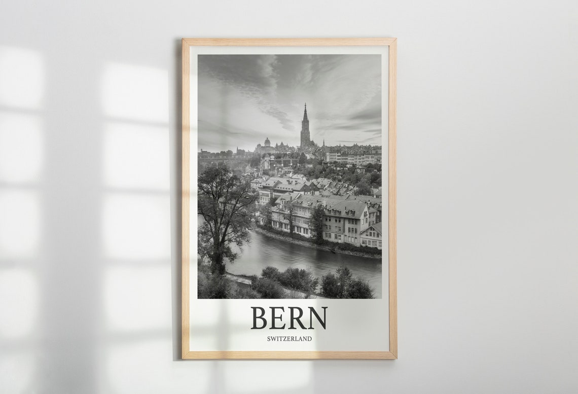 Bern Photo Print Of Bern Switzerland Travel Photo Hanging Decor Photo Travel Art Gift For Travel Artwork Wall Art Framed Photo Travel