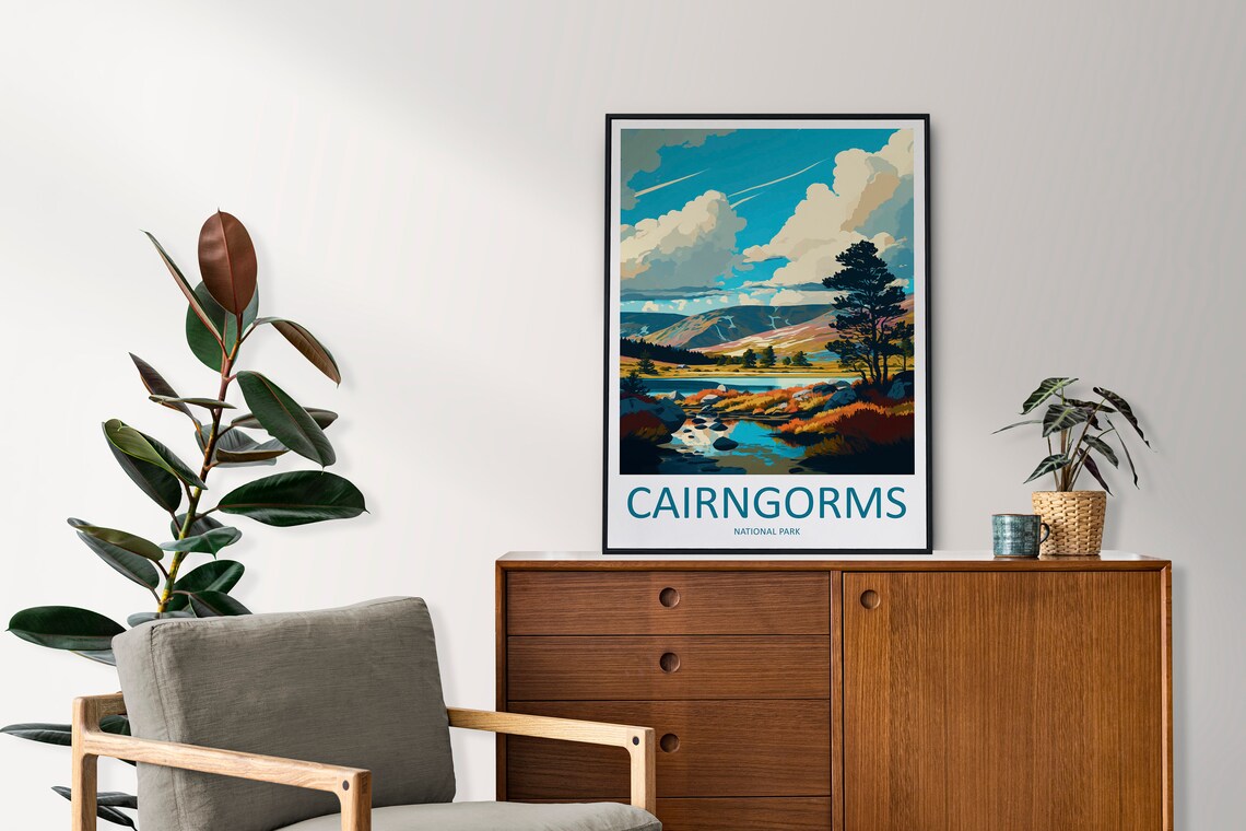 Cairngorms Travel Poster, National Park Wall Art - Image 2