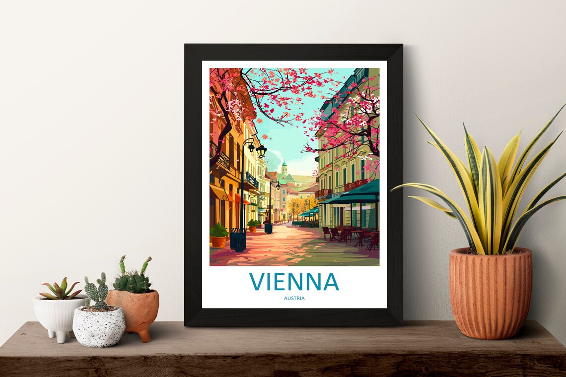 Vienna Travel Poster, Austria City Wall Art - Image 3