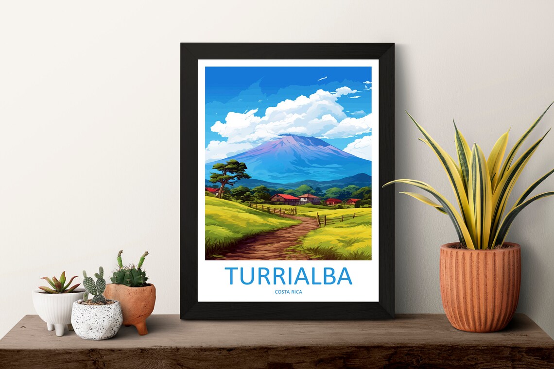 Turrialba Travel Poster, Costa Rica Wall Art - Image 3